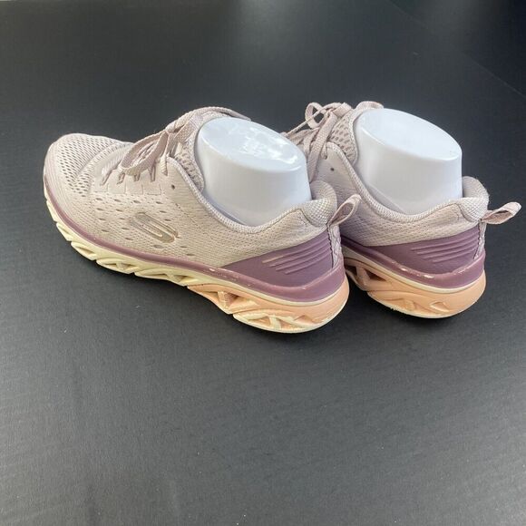 SKECHERS Memory Foam Air Cooled Women’s Run Train Shoes Purple Pink Size 8.5 - Picture 2 of 16